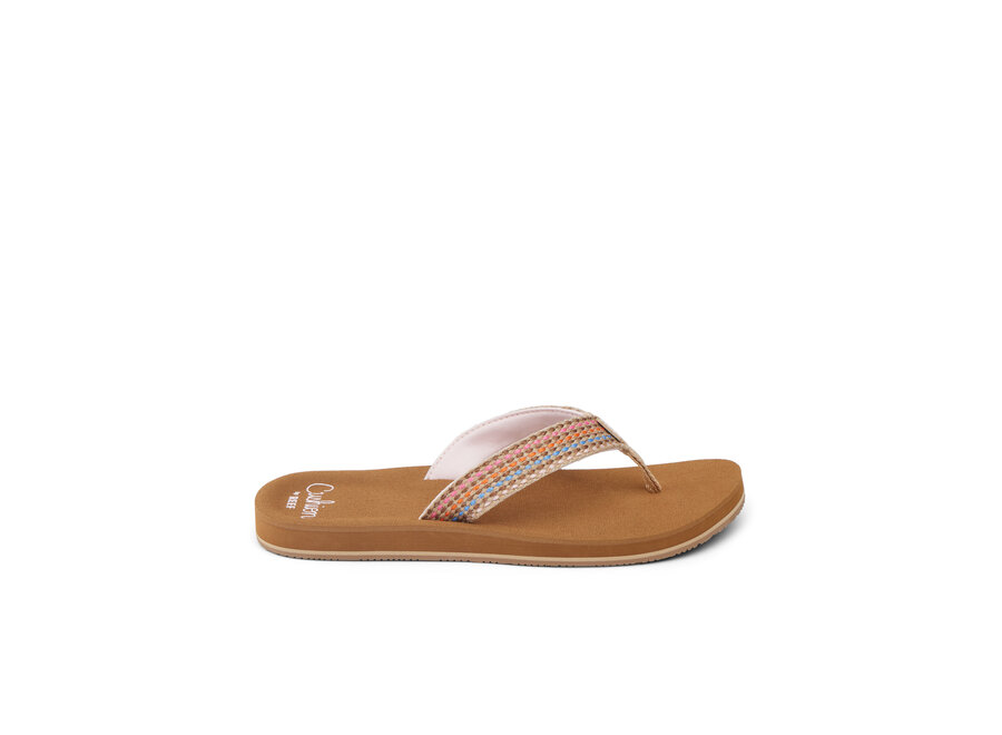 Reef Baja Elana Slipper Brown/Pink