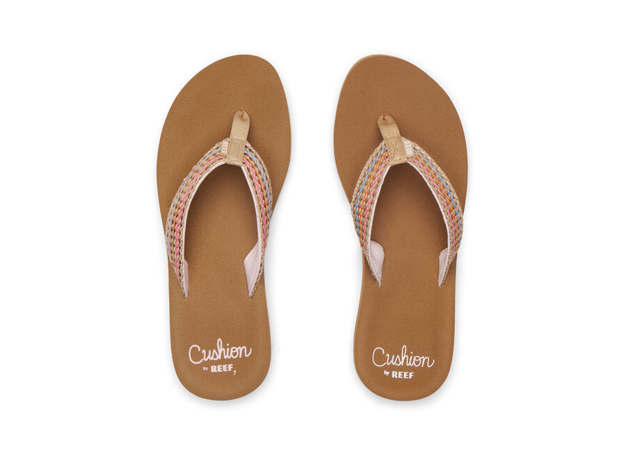 Reef Baja Elana Slipper Brown/Pink