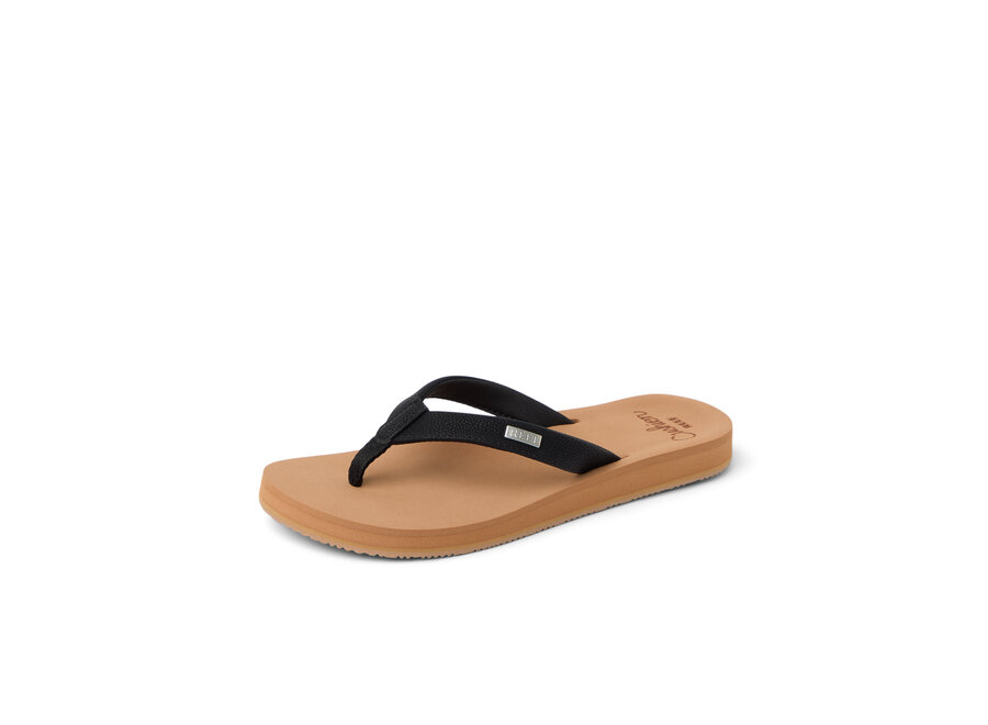 Reef Baja Sands Slipper Black/Tan