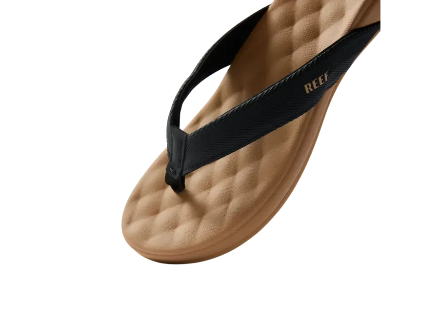 Reef Cushion Melody Slipper Black/Tan