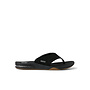 Reef Fanning Slipper Black/Silver