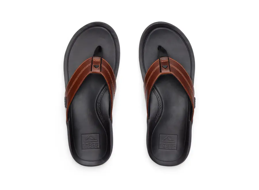 Reef Leather Slipper Offshore Tan