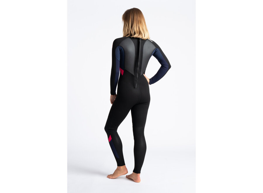 C-Skins Element 3/2 Womens Wetsuit Black/Slate/Coral
