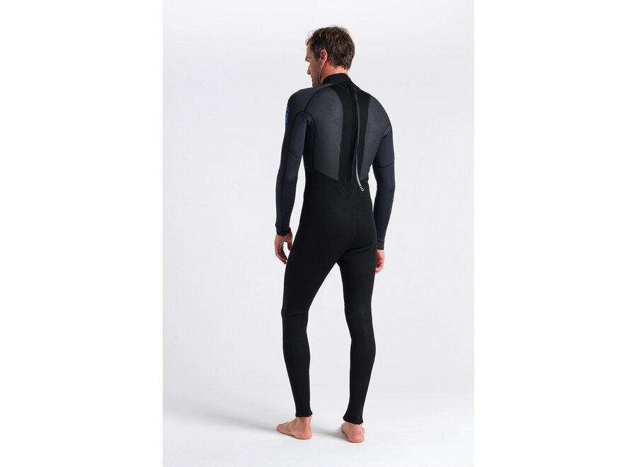 C-Skins Element 3/2 Mens Wetsuit Black/Anthracite/Cyan