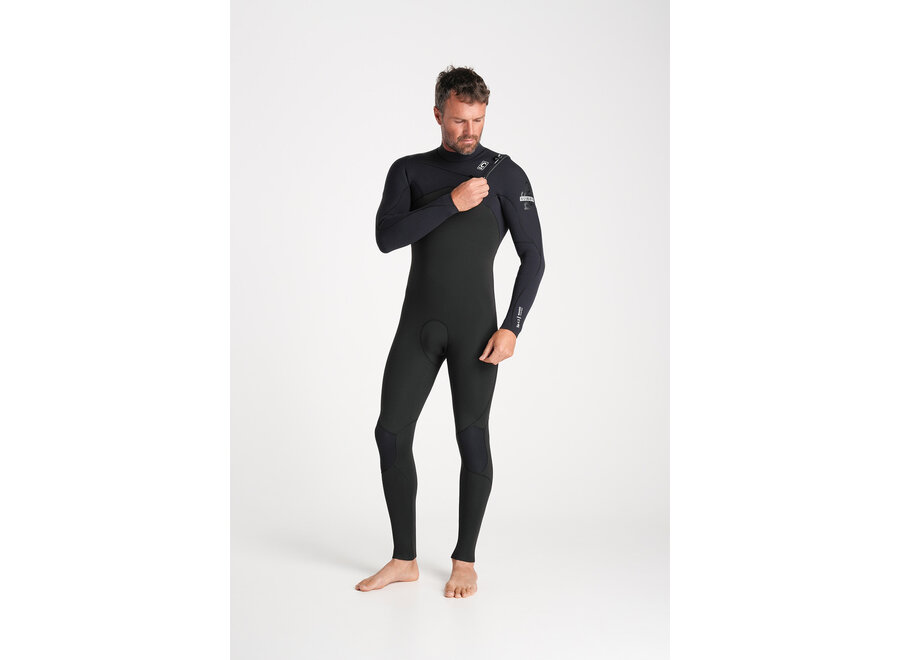 C-Skins NuWave Session 4/3 Mens Wetsuit Black/Silver