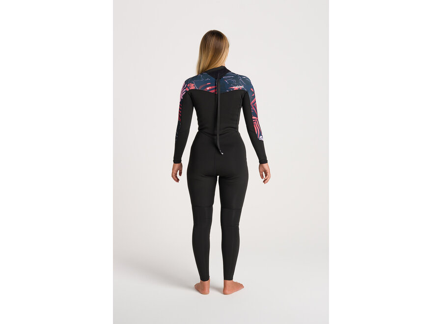 C-Skins NuWave Solace Lite 3/2 Womens Wetsuit Black/Tropical