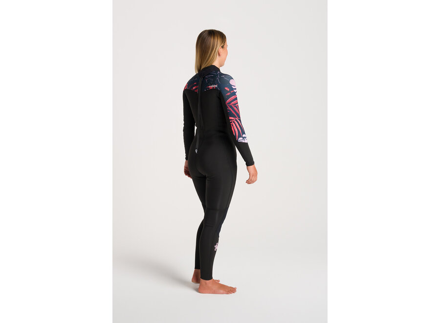 C-Skins NuWave Solace Lite 3/2 Womens Wetsuit Black/Tropical