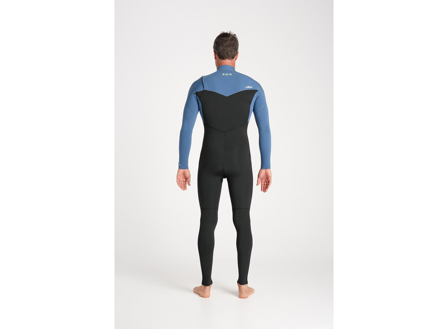C-Skins NuWave Session 3/2 Mens Wetsuit Black/Steel Blue