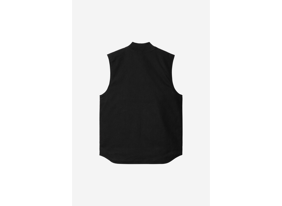 Carhartt WIP Vest 'Dearborn' Canvas Black Rigid