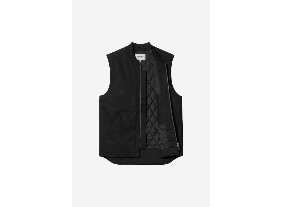Carhartt WIP Vest 'Dearborn' Canvas Black Rigid