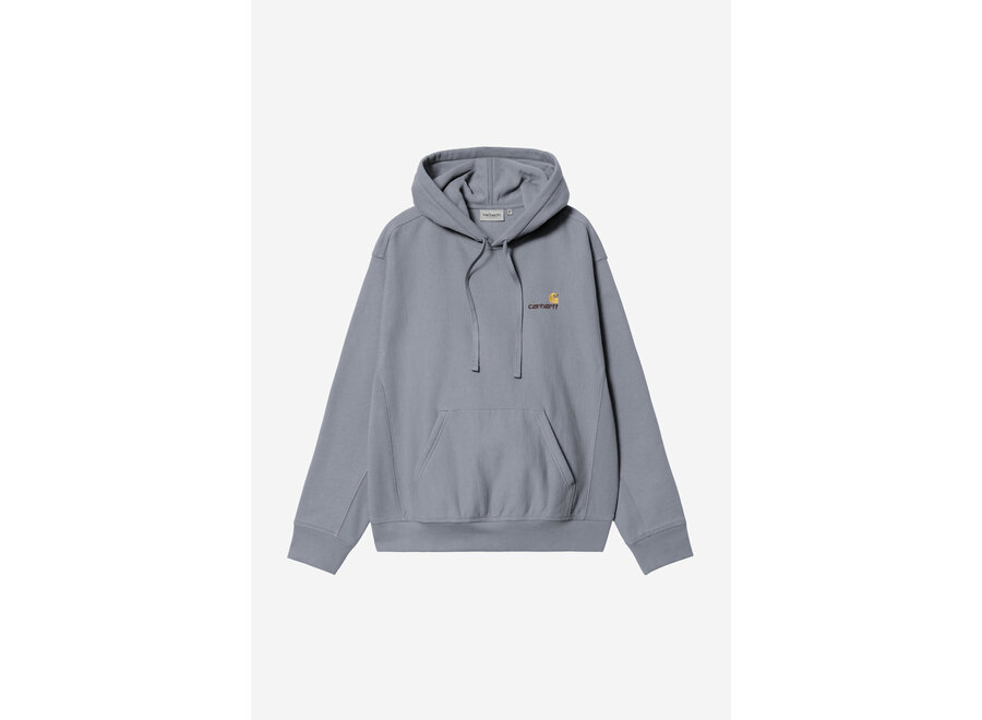 Carhartt WIP Hooded American Script Sweat Shady Blue