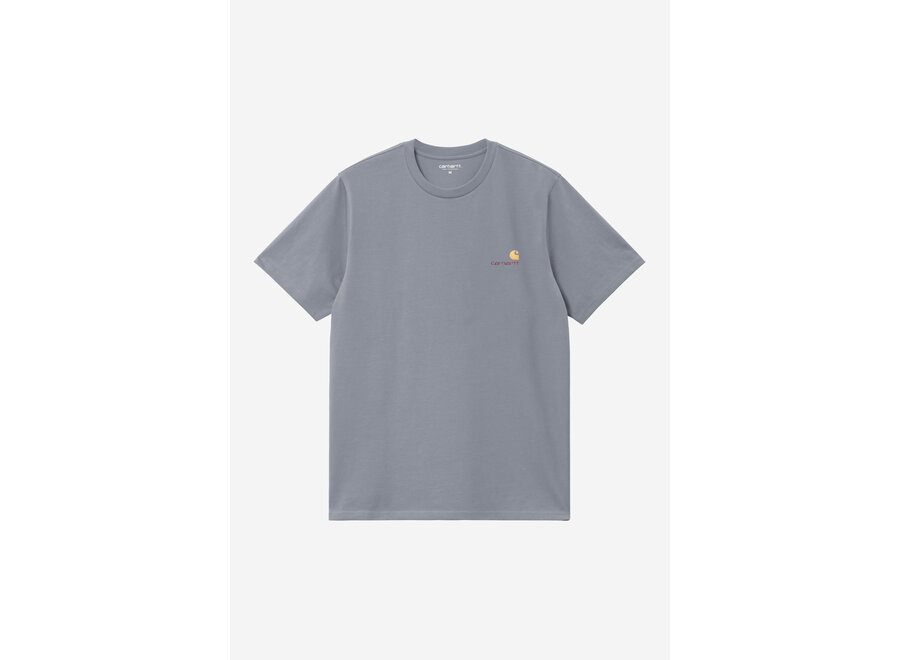 Carhartt WIP S/S American Script T-Shirt Shady Blue