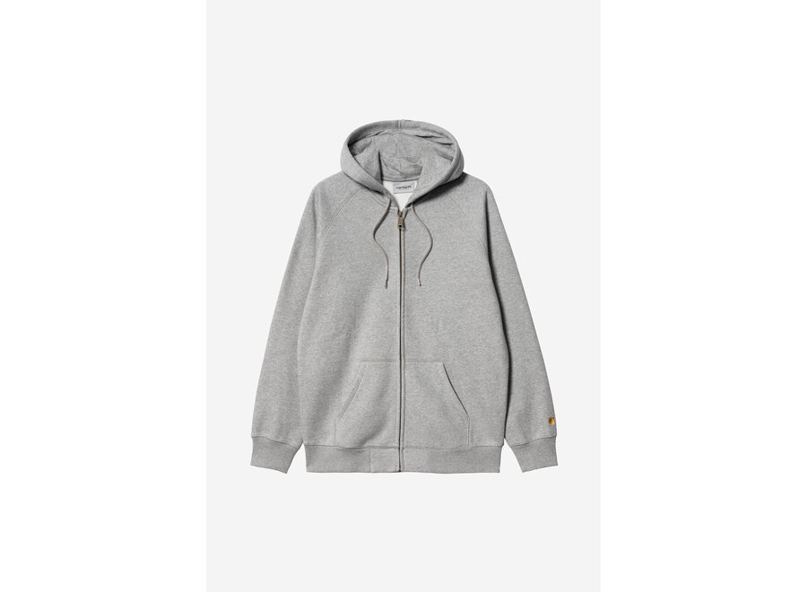 Carhartt WIP Hooded Chase Jacket Grey Heather / Gold