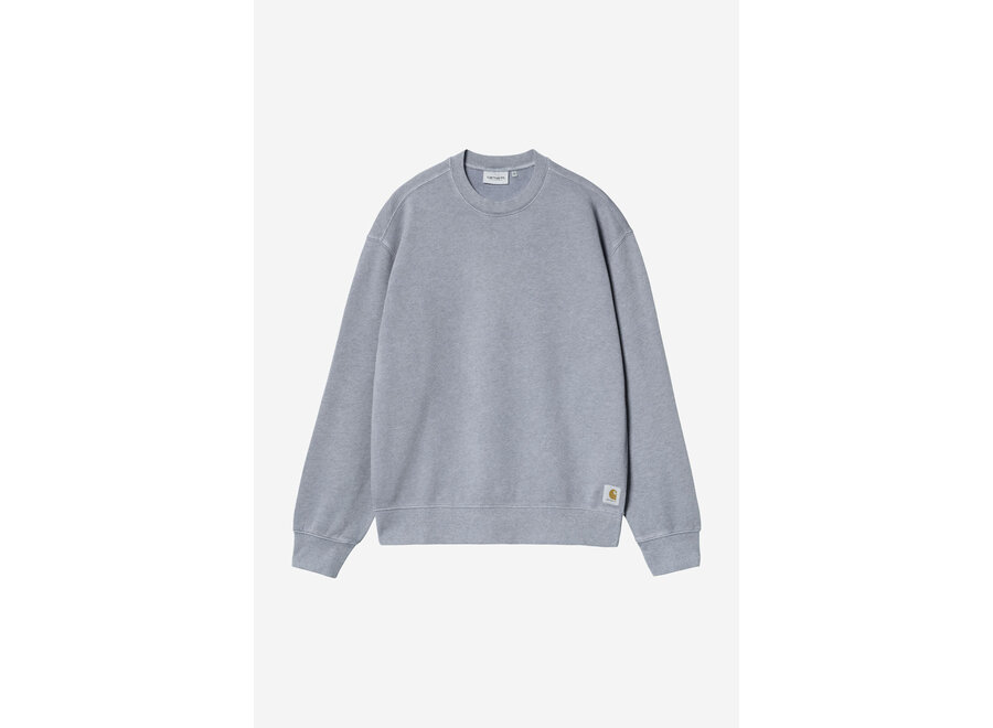 Caspian Sweat Garment Dyed Shady Blue Heather