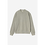 Carhartt WIP Caspian Sweat Garment Dyed Shady Green Heather