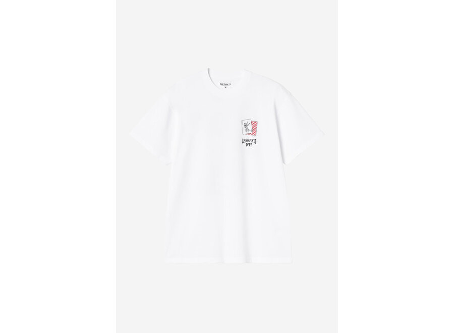 S/S Playing Cards T-Shirt White