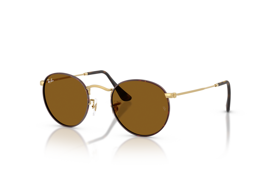 Ray-Ban Round Metal Matte Havana On Matte Arista