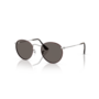 Ray-Ban Round Metal Matte Havana On Matte Silver
