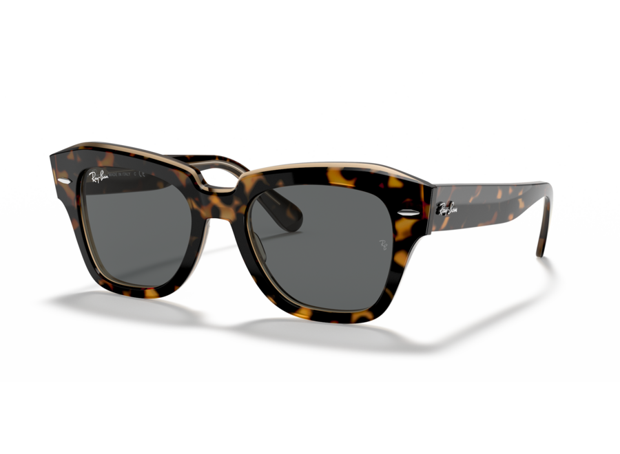 Ray-Ban State Street Havana On Transparent Brown