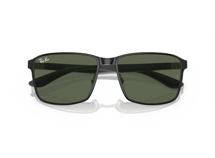 Ray-Ban RB3721 Black On Silver