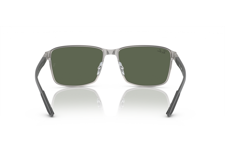 Ray-Ban RB3721 Black On Silver