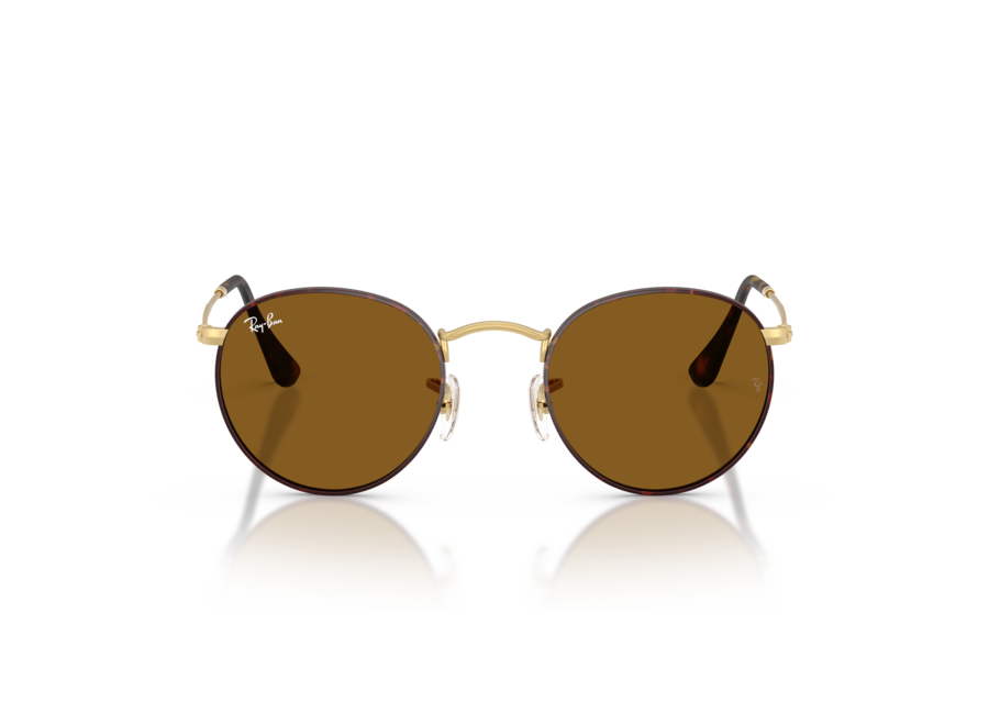 Ray-Ban Round Metal Matte Havana On Matte Arista