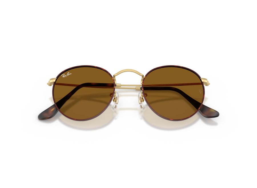 Ray-Ban Round Metal Matte Havana On Matte Arista