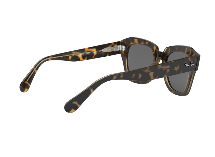 Ray-Ban State Street Havana On Transparent Brown