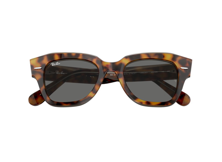 Ray-Ban State Street Havana On Transparent Brown