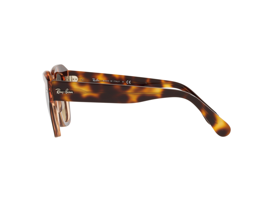 Ray-Ban State Street Havana On Transparent Pink