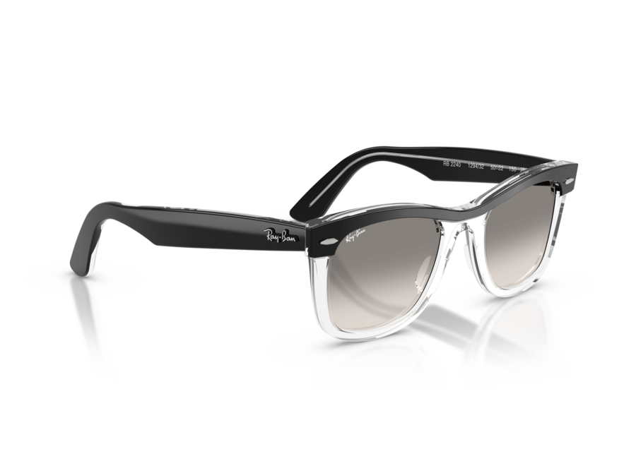 Ray-Ban Wayfarer Black On Transparent