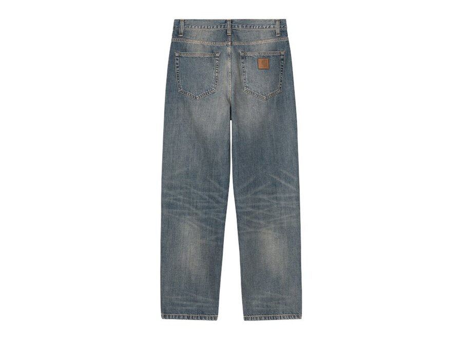 Carhartt WIP Aaron Pant Mid Worn Used Blue