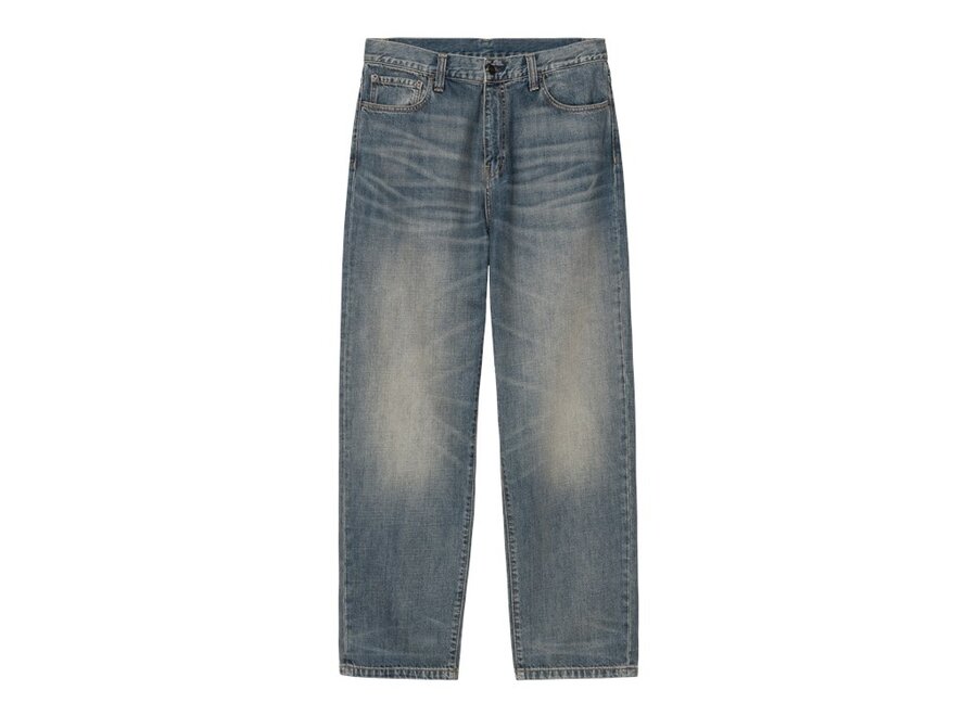 Carhartt WIP Aaron Pant Mid Worn Used Blue