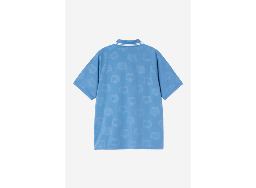 Carhartt WIP S/S Terrace Football T-Shirt Heart Train Jacquard, Curacao