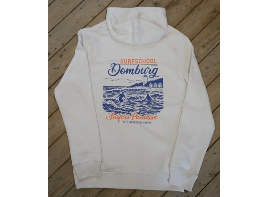 Sportshop Domburg Retro Hoodie Off White