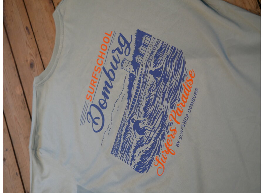 Sportshop Domburg Retro T-shirt Sage