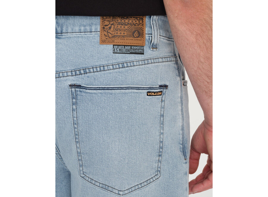 Volcom Billow Denim Short 22 Desert Dirt Indigo