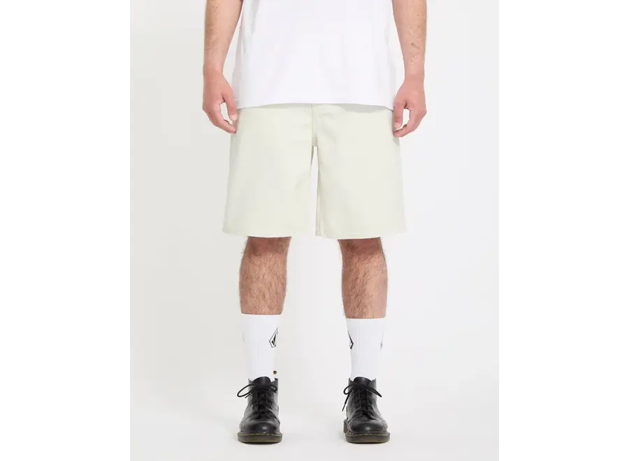 Volcom Billow Denim Short 22 Dirty White