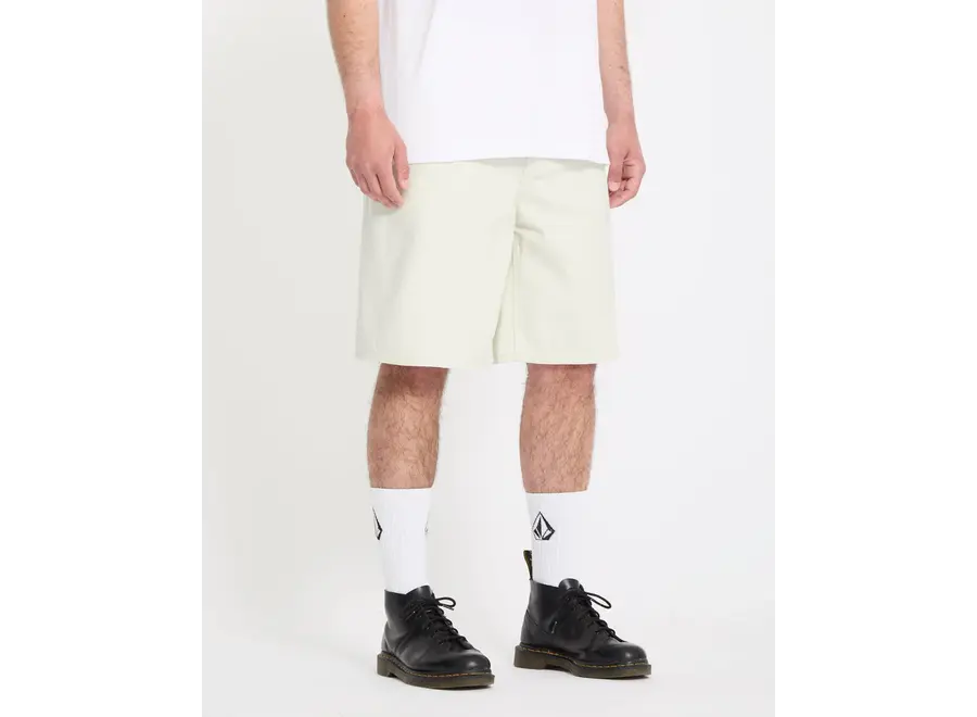 Volcom Billow Denim Short 22 Dirty White