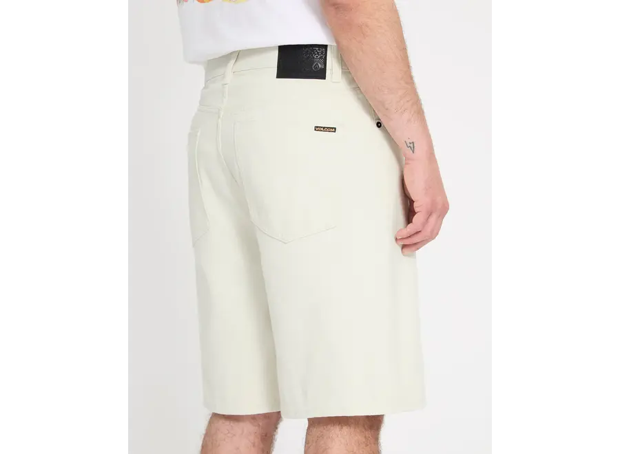 Volcom Billow Denim Short 22 Dirty White