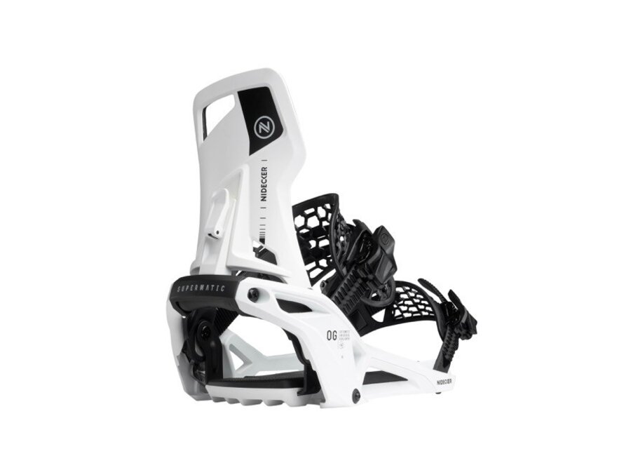 Nidecker Supermatic OG Snowboardbinding White