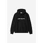 Carhartt WIP Hooded Carhartt Sweat Black / White