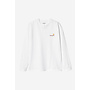 Carhartt WIP L/S American Script T-Shirt White