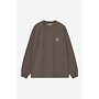 Carhartt WIP L/S Vista T-Shirt Garment Dyed Tobacco