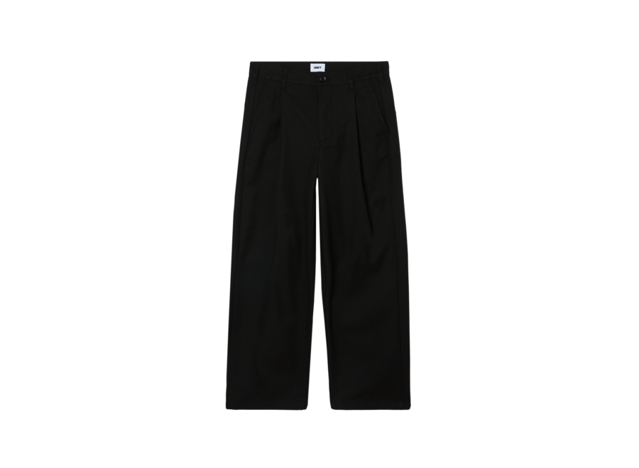 Obey Dean Pleated Pant Black