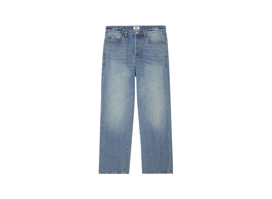 Obey Boxcar Straight Leg Denim Heavy Vintage Indigo