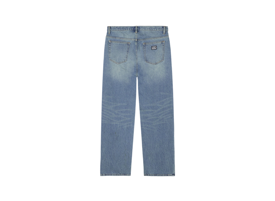 Obey Boxcar Straight Leg Denim Heavy Vintage Indigo