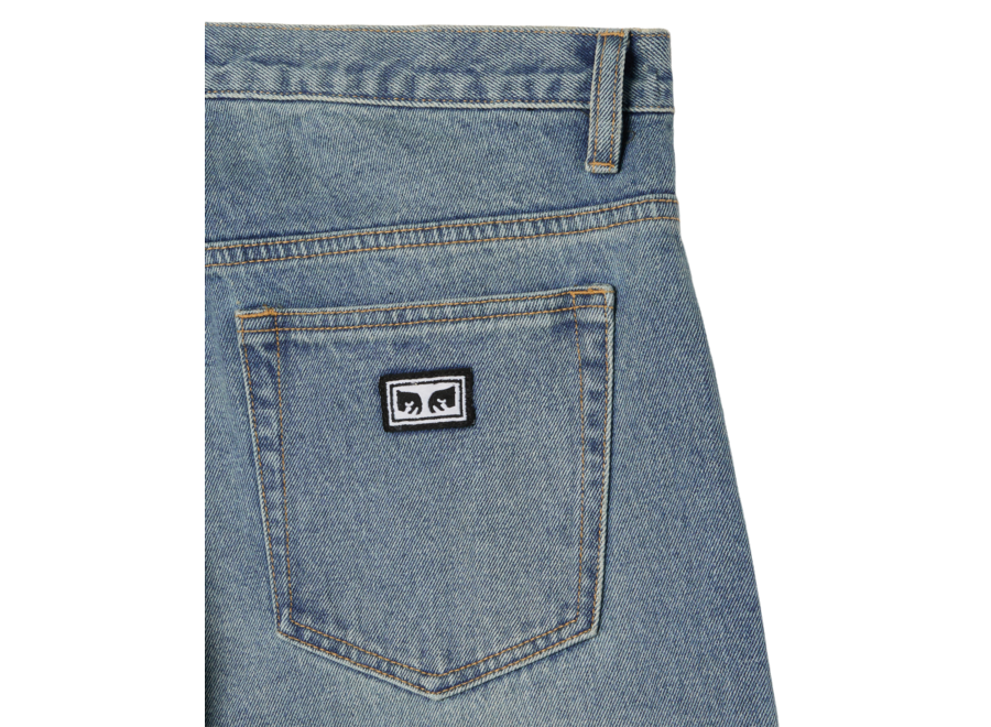 Obey Boxcar Straight Leg Denim Heavy Vintage Indigo