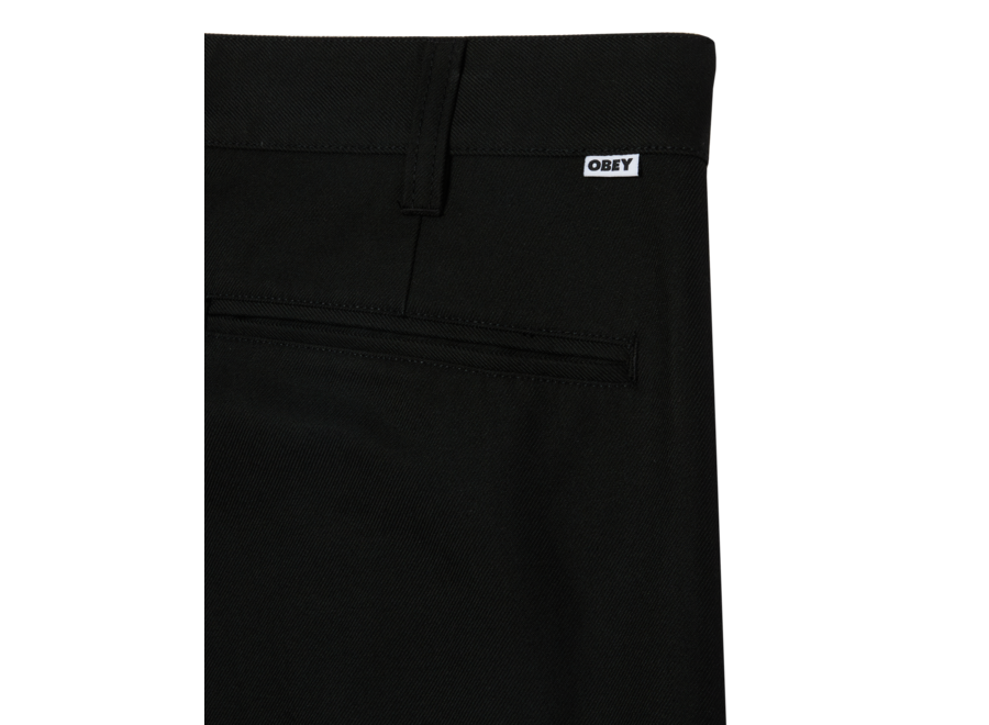 Obey Dean Pleated Pant Black