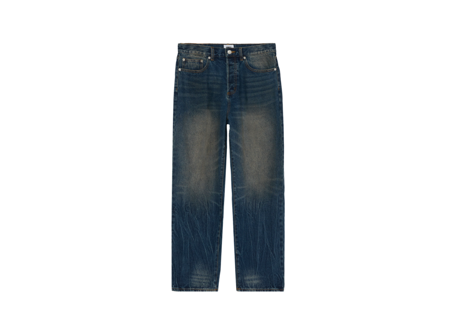 Classic Baggy Denim Oil Stained Indigo